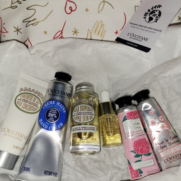 L'OCCITANE Other - 6PC🎅Gift Idea🎅BNIB 6PC L'OCCITANE Travel Size Set W/Branded Bag! Stocking Idea